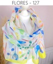 ВЕСЕННИЙ большой женский шарф с цветами, платок, хлопковый шарф, СТИЛЬНЫЕ - ЦВЕТА