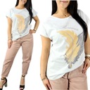 БЛУЗКА, футболка, ЖЕНСКИЙ ТОП ФУТБОЛКИ с принтом, 3XL ВЫКРОЙКИ