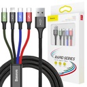 КАБЕЛЬ BASEUS 4В1 2X USB TYPE C LIGHTNING MICRO БЫСТРАЯ ЗАРЯДКА 1,2 М