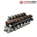 РОЗПОДІЛЮВАЧ ГИДРАВЛІЧНИЙ ЕЛЕКТРИЧНИЙ CETOP 3 50L 6 SEK 24V HYDROLIDER  (17549800494) фото min 6