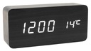 БУДИЛЬНИК ДЕРЕВЯННЫЕ Часы Дата LED ТЕРМОМЕТР 862
