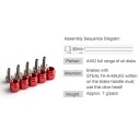 Частини Гальма Adapter Tarczy Na 6 Śrub