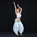 Belly Dance Women s Belly Dance , as White Dominujúci materiál akryl