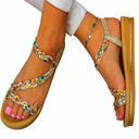 ЖЕНСКИЕ ЭЛЕГАНТНЫЕ САНДАЛИИ НА РЕЗИНКЕ