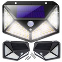 СВЕТОДИОДНАЯ СОЛНЕЧНАЯ ЛАМПА 100 УЛИЧНЫЙ САД ФАСАДНЫЙ СВЕТИЛЬНИК СУМЕРКИ ДАТЧИК ДВИЖЕНИЯ