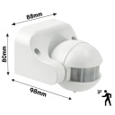 PIR Датчик движения IP44 220-240V AC 300W Инфракрасное обнаружение белый