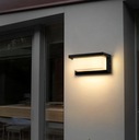 Наружный настенный светильник Светодиодный садовый фасадный светильник 1X E27 Черный IP54