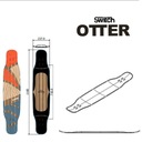 Kolesá Switch Longboard Otter Flex2 Paris Truck 65mm Dĺžka paluby 116 cm