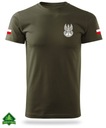 Военная футболка WOT с польскими флагами