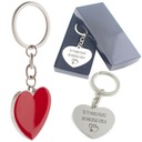 Брелок Красное Сердце ко Дню святого Валентина Бесплатная гравировка