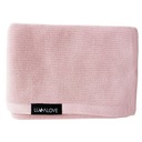 LULLALOVE Koc Kocyk bambusowy mgiełka Pudrowy Róż