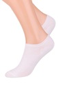 Steven 007 Členkové Ponožky Invisible Bavlna Biela 44-46 Veľkosť 44-46