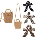 Тканая КОРЗИНА, СУМКА НА ПЛЕЧЕ + ШАРФ