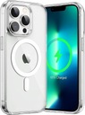 ПРОЧНЫЙ ПРОЗРАЧНЫЙ МАГНИТНЫЙ ЧЕХОЛ ДЛЯ IPHONE 12 PRO MAX