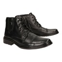 МУЖСКАЯ ЗИМНЯЯ ОБУВЬ БОТИНКИ ПОЛЬСКИЕ, ЧЕРНЫЕ КОЖАНЫЕ Ботинки Челси MEDARD на МОЛНИИ R45