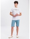 Krátke Šortky Pánske Šortky Modré Shorts 29 Kód výrobcu Cross Jeans LEOM CHINO