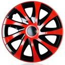4 универсальных колпака Draco CS Red, красные 15 дюймов, для автомобильных колес