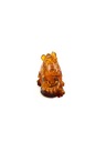 Скульптура Медведь ЯНТАРНАЯ фигурка плюшевого мишки