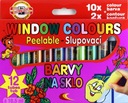 Farby farebného skla 10,5ml 10 farieb + 2 obrysov Kód výrobcu 9739