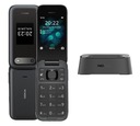 Telefon komórkowy NOKIA 2660 4G Flip Czarny + stacja ładująca Materiał tworzywo sztuczne