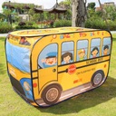 Skladací stan na hranie pre deti Funny stany Školský autobus Výška produktu 3 cm