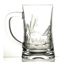 Crystal Julia Krištáľový pohár na pivo vyryté žeriavy