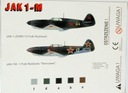 S003 Model samolot do sklejania JAK 1-M 4 wersje malowania i kalkomanii Rodzaj samoloty