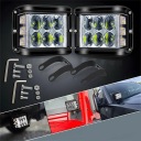 2ШТ ПОТУЖНА ФАРА РОБОЧА ПАНЕЛЬ ГАЛОГЕН 12V 24V 60W LEDBAR 12LED CUBE IP67  (17570216379) фото min 14