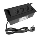 РОЗЕТКА RECORTISE, СКРЫТАЯ В СТОЛЕШНИЦЕ GTV