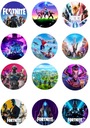 OPŁATEK NA MUFFINKI CIASTECZKA FORTNITE 12 SZT