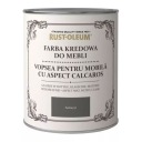 RUSTOLEUM АНТРАЦИТ МАТОВАЯ МЕБЕЛЬНАЯ МЕЛОВАЯ КРАСКА 0,75 Л РОЗЕТКА