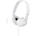 Sony | MDR-ZX110APW.CE7 | Wireless | On-Ear | Microphone | White Konštrukcia uzavretá