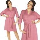 РОЗОВЫЙ женский халат из вискозы DE LAFENSE S