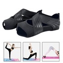 Protišmykové dámske baletné topánky na cvičenie jogy Pilates Grip Výška vysoká