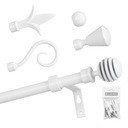 ОДИНАРНЫЙ БЕЛЫЙ КАРДИН 160 см / Ø 16 мм STUDIO LOFT MATTE BOJANEK