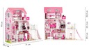Drevený domček pre bábiky s výťahom xxl šmýkačka ECOTOYS Séria Domki dla lalek