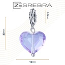 Charms SRDCE LOVE ZIRKÓN SRDIEČKO prívesok striebro pr 925 BEADS Kód výrobcu Charms koralik zawieszka beads CH387