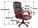 GIOSEDIO BSL003M BROWN офисное кресло с массажем