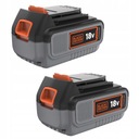 BLACK DECKER 2x Akumulator wsuwany 18V 4.0Ah Li-Ion bateria