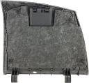 AUDI A6 C6 LIFT UNIVERSEL GARNITURE COUVERCLES DE COFFRE COLLECTEUR GAUCHE NOIR 4F9863879Hphoto 6