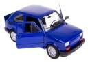 FIAT 126 P МОДЕЛЬ WELLY 1:21 LITTLE BLUE