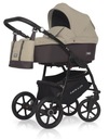 ПОЛЬСКАЯ МНОГОФУНКЦИОНАЛЬНАЯ КОЛЯСКА 2в1 / RIKO BASIC BELLA TAUPE