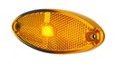 Боковой габаритный фонарь оранжевый светодиодный габаритный фонарь FT-061 с отражателем 12/24В