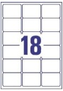 Этикетки Avery универсальные 63,5х46,6мм 30 листов.