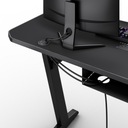 Большой компьютерный стол 140x60 см с металлическими ножками + аксессуары Sense7 Pad