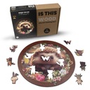 Деревянный пазл WOOD YOU DO | Ежик | 40 позиций | XL