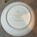Перепелка обыкновенная большая тарелка Limoges Franklin Mint