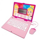 Laptop DISNEY PRINCESS dva jazyky PL/EN učenie, zábava Vek dieťaťa 4 roky +