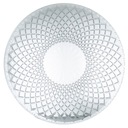 СТЕКЛЯННАЯ ТАРЕЛКА ретро прозрачная диам. 32 см