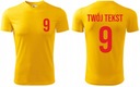 Спортивная футбольная футболка с персонализированным принтом - ваша собственная надпись и номер L.